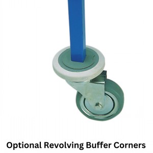 Double Sided Steel Book Trolley
